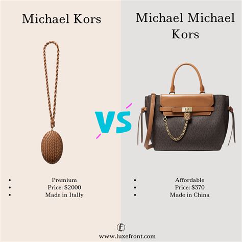 michael kors vs liebeskind|Michael Kors brand.